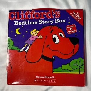 Clifford’s Bedtime Story Box Set 6 Books Case 2013 Norman Bridwell Scholastic
